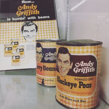 Andy Griffith Museum - This can of blackeye peas is almost bustin'. - Museums Near Me - Mount Airy, North Carolina