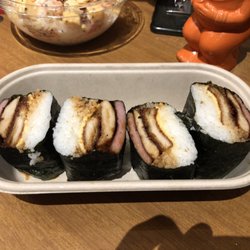 Pololi - "The Bomb" Musubi- spam, chicken, cheese and rice