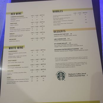 Fusion Lounge - Menu of wine and deserts - Lounges Near Me - Boston, Massachusetts
