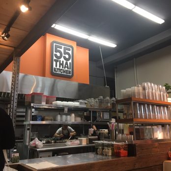 55 Thai Kitchen - A look inside the kitchen area. - Thai Near Me - San Diego, California