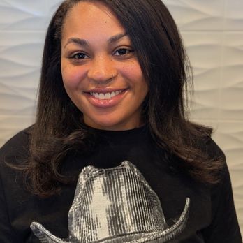The Smoothbar - My hair after wash and blown out using ONLY a blow dryer and brush - Hair Stylists Near Me - The Colony, Texas