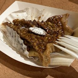 Pecan slice was free given to us. For coming here often.
