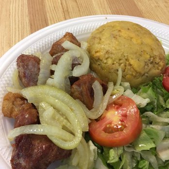 El Mofongo - Finally found good mofongo ! Fried pork mofongo - Puerto Rican Near Me - Arlington, Texas