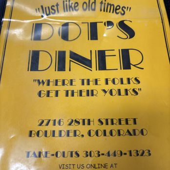 Dot's Diner - Breakfast & Brunch Near Me - Boulder, Colorado