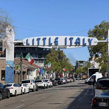 Little Italy - Famous Sign - Local Flavor Near Me - San Diego, California Little Italy - Famous Sign - Local Flavor Near Me - San Diego, California