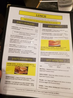 Menu photo 6 Jo Jo's Place Oakdale, PA Menu photo 6 Jo Jo's Place Oakdale, PA