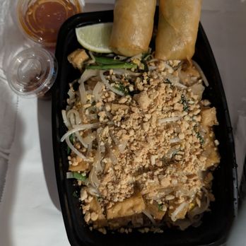 All Thai'd Up - Pad thai and spring rolls (bagged separately) - Thai Near Me - Louisville, Kentucky All Thai'd Up - Pad thai and spring rolls (bagged separately) - Thai Near Me - Louisville, Kentucky