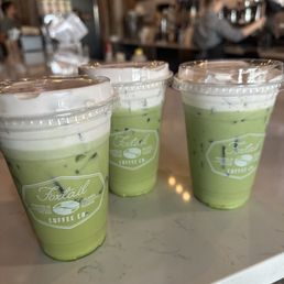 Matcha with Strawberry Cold Foam