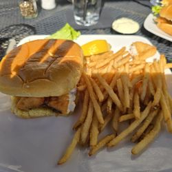 Gideon Owen Wine Company - Walleye Sandwich and Fries
