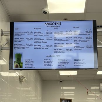 Yestoday dessert bar - Menu Monitor - Juice Bars & Smoothies Near Me - Clark, New Jersey Yestoday dessert bar - Menu Monitor - Juice Bars & Smoothies Near Me - Clark, New Jersey