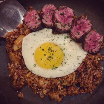 Osamil - Steak and fried kimchi rice with nueske bacon - Korean Near Me - New York, New York Osamil - Steak and fried kimchi rice with nueske bacon - Korean Near Me - New York, New York
