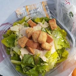 Wendy's - Caesar side salad. Not as good as the one that was on the 99 cent menu years ago, but it was alright.