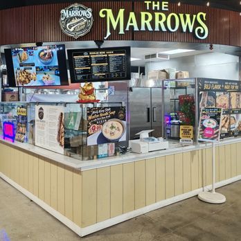 The Marrows - Vendor stall setup - New American Near Me - West Covina, California