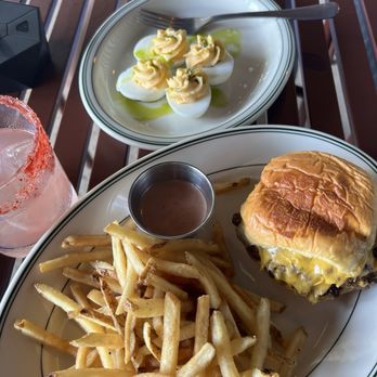 Standard Beer + Food - Smash burger, fries, and deviled eggs - American Near Me - Raleigh, North Carolina Standard Beer + Food - Smash burger, fries, and deviled eggs - American Near Me - Raleigh, North Carolina