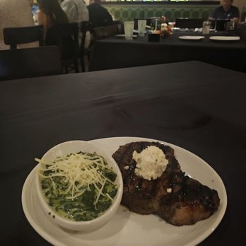 Carrabba's Italian Grill - Delmonico steak medium rare & Pomegranate Martini - Italian Near Me - Webster, Texas Carrabba's Italian Grill - Delmonico steak medium rare & Pomegranate Martini - Italian Near Me - Webster, Texas