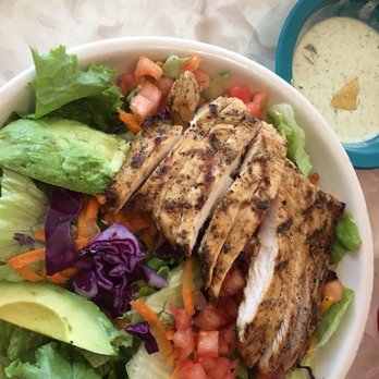Chuy's - Chicken Garden Salad w/ Creamy Avocado for dressing. - Tex-Mex Near Me - Waco, Texas Chuy's - Chicken Garden Salad w/ Creamy Avocado for dressing. - Tex-Mex Near Me - Waco, Texas