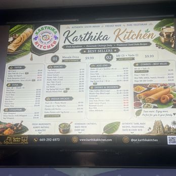 Karthika Kitchen - Indian Near Me - Milpitas, California