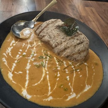 Hanuman Thai Eatery - Panang Curry with Grilled Chicken - Thai Near Me - Costa Mesa, California