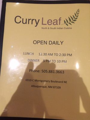 Menu photo 8 Curry Leaf Albuquerque, NM