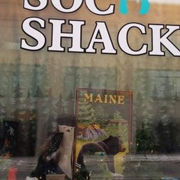Exterior outside entrance of The Sock Shack - Portland, Maine Exterior outside entrance of The Sock Shack - Portland, Maine