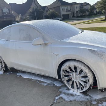 Fresh and Clean Mobile Detailing - Foaming process - Car Wash Near Me - Fulshear, Texas Fresh and Clean Mobile Detailing - Foaming process - Car Wash Near Me - Fulshear, Texas