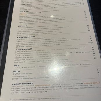 La Popular - Menu - Mexican Near Me - Roseville, California