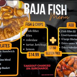 Baja Fish - Our menu