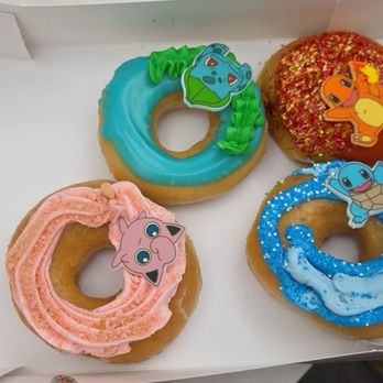 Krispy Kreme - Pokémon Doughnut Collection: Bulbasaur, Charmander, Squirtle, Jigglypuff - Donuts Near Me - New York, New York Krispy Kreme - Pokémon Doughnut Collection: Bulbasaur, Charmander, Squirtle, Jigglypuff - Donuts Near Me - New York, New York
