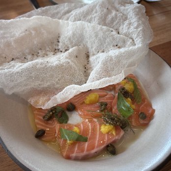 Stella - Salmon credo - Italian Near Me - Kenwood, California
