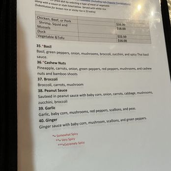 Champa - menu as of 7/25/2024 - Thai Near Me - Providence, Rhode Island