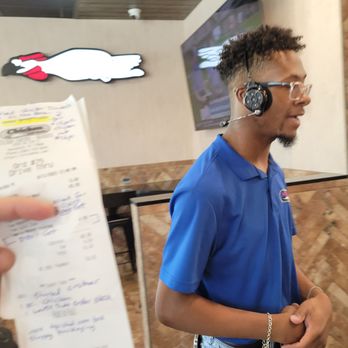 Chicken Express - After employee in gray shirt started yelling, I took this photo with my receipt. - Fast Food Near Me - College Station, Texas Chicken Express - After employee in gray shirt started yelling, I took this photo with my receipt. - Fast Food Near Me - College Station, Texas