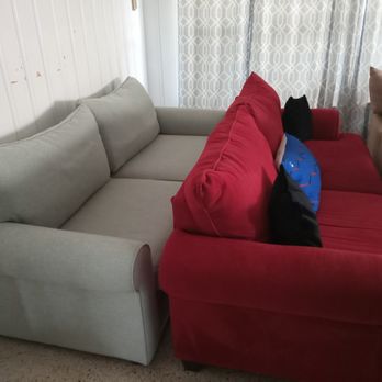 Lnk Junk Removal - Two couches that were removed from a local Condo. Both cleaned and repurposed. - Junk Removal & Hauling Near Me Lnk Junk Removal - Two couches that were removed from a local Condo. Both cleaned and repurposed. - Junk Removal & Hauling Near Me