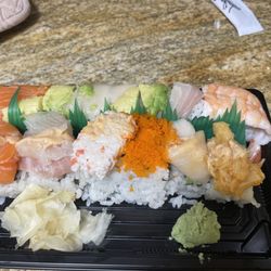 Mikasa Japanese Cuisine - Mix and match and rainbow roll.