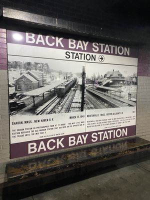 Back Bay Station (Amtrak & Orange Line) by null