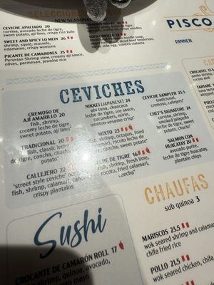 Menu photo 8 Pisco y Nazca Ceviche Gastrobar Washington, DC, DC
