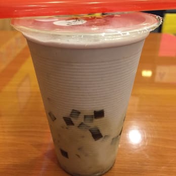 Tealicious - Taro smoothie with coffee jelly - Bubble Tea Near Me - Diamond Bar, California