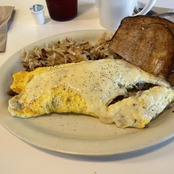 Norm's Diner - Shaved steak omelette, hash browns, rye toast - Diners Near Me - Groton, Connecticut Norm's Diner - Shaved steak omelette, hash browns, rye toast - Diners Near Me - Groton, Connecticut