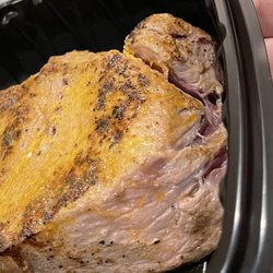 91 Wood Fired Oven - This is supposed to be a steak cooked "Pittsburg" (in a to-go container), but an incredible fail on the kitchen.
