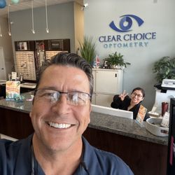 Clear Choice Optometry - John getting my eye exam at Clear Choice Optometry.