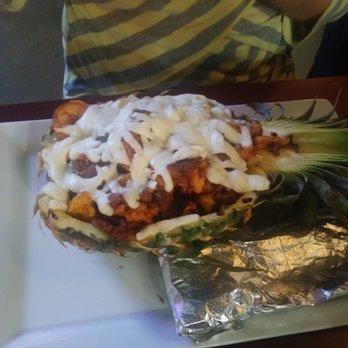 Iguanas Mexican Restaurant - Skillet yum stuffed in a pineapple. Sooooo good!!! - Mexican Near Me - Forrest City, Arkansas Iguanas Mexican Restaurant - Skillet yum stuffed in a pineapple. Sooooo good!!! - Mexican Near Me - Forrest City, Arkansas