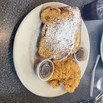 Thumbs Up Diner - Double Dip French Toast and Fried Chicken Breast - Breakfast & Brunch Near Me - Atlanta, Georgia Thumbs Up Diner - Double Dip French Toast and Fried Chicken Breast - Breakfast & Brunch Near Me - Atlanta, Georgia