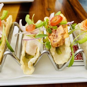 Morimoto Napa - Hamachi tacos and Tuna tacos - Japanese Near Me - Napa, California Morimoto Napa - Hamachi tacos and Tuna tacos - Japanese Near Me - Napa, California