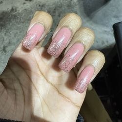 Nail Studio & Tanning - My terrible nails that were supposed to be square not humpback.