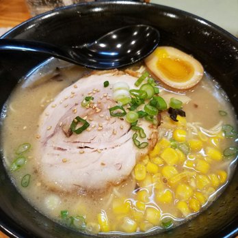 Hachi Ramen - Tonkotsu ramen with added corn - Ramen Near Me - Tempe, Arizona