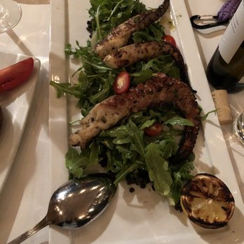Cafe Santorini - GRILLED OCTOPUS SALAD - Italian Near Me - Pasadena, California