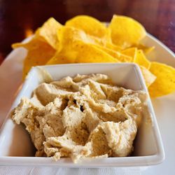 Dewey Beer Company - Vegan Hummus and chips