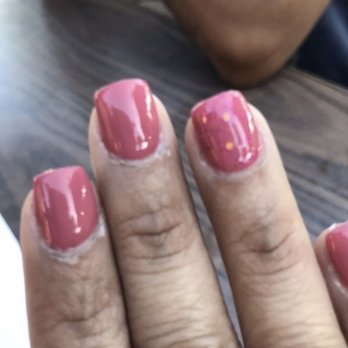 Diva's Nails - More acrylic residue around my nails! - Nail Salons Near Me - Burbank, California