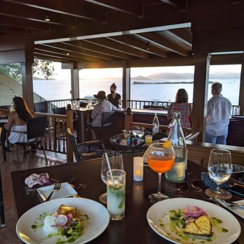 Ocean 362 - This is one dish. They separated the dish for two people. - Caribbean Near Me - St. John, Virgin Islands