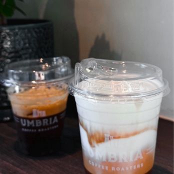 Caffe Umbria - Nocciola Freddo Espresso Shakerato - Coffee & Tea Near Me - Seattle, Washington