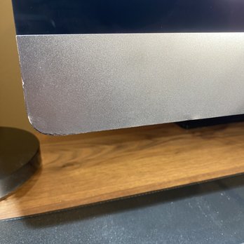 Best Buy - Tried to touch it up with a marker, but the damage is still pretty obvious. Bottom Left Corner - Electronics Near Me - Midland, Texas Best Buy - Tried to touch it up with a marker, but the damage is still pretty obvious. Bottom Left Corner - Electronics Near Me - Midland, Texas